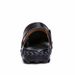 Men's Casual Summer Beach Sandals Closed Toe Walking Outdoor Sandals Slip-On Comfortable Leather Shoes For Man_vogvips.com