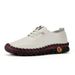 True Leather Single Comfortable Flat Bottomed Lace Up Mom's Shoes, Wide Chubby Feet, Cow Tendon Soles, Soft Surfaces,_vogvips.com