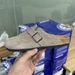 Cowhide Unisex Versatile Genuine Leather Half Comfortable CorkFlat Outdoor BK Casual Closed-Toe Slippers_vogvips.com
