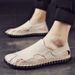 Large Size Sandals Men In Summer, With Hollowed Out Anti Odor Holes And Trendy Soft Soles For Men's Shoes_vogvips.com