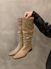 Slouch Women 2024 New Summer Autumn Long Over-the-Knee High Slim Riding Boots_vogvips.com