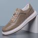 First Layer Cowhide White New Business Casual Leather Shoes Men's Youth Versatile British Style Breathable Sneakers_vogvips.com