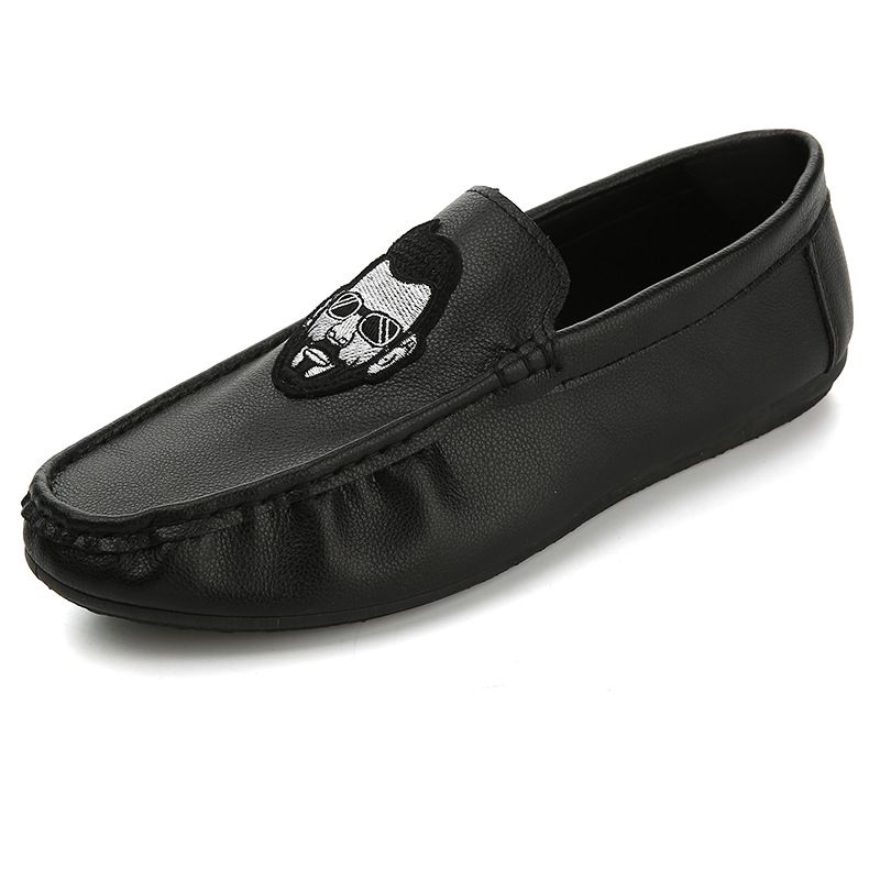 Trendy Loafers Men's Casual Versatile British Style Slip-On Lazy Shoes Comfortable_vogvips.com