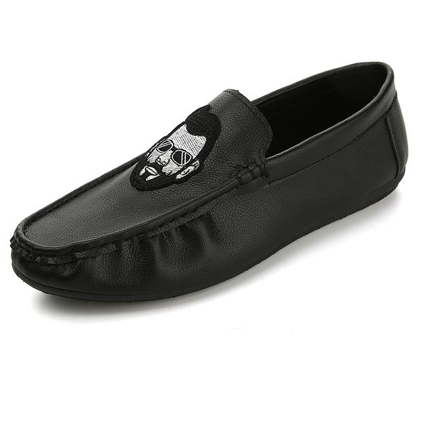 Trendy Loafers Men's Casual Versatile British Style Slip-On Lazy Shoes Comfortable_vogvips.com