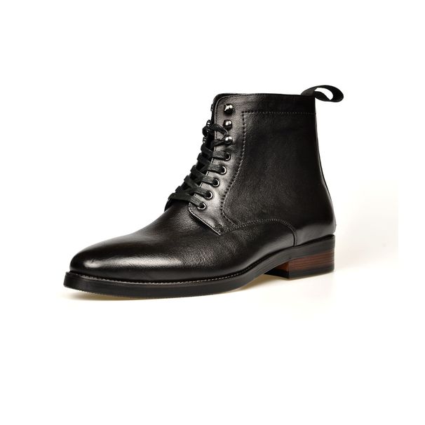 European Warm Series Autumn Winter New Handmade Color-Washed Martin Top Layer Soft Cowhide High-Top Casual Men's Leather Boots_vogvips.com