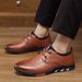 ct Suitable For All Seasons 2024 New Trendy Lace-up Business Casual Korean Style British Leather Flat Men's Shoes_vogvips.com
