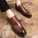Euro Step 2020 Autumn New British Style Casual Business Formal Leather Trendy Brogue Men's Shoes_vogvips.com