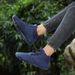 Winter Five Finger Snow Boots Men's Outdoor Non Slip Waterproof Plus Velvet Warm Thick Soled Couple Cotton Shoes_vogvips.com