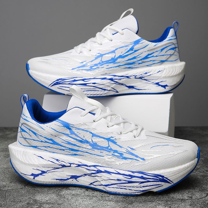 Unisex Women Carbon Board Speciality Marathon Shoes Men Sports Breathable Lightweight Technology Running Sneakers_vogvips.com