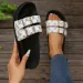 Sandals Women Wedges Summer Slides Slippers Flexible Lightweight Women's Slip Pool Leisure Luxury Shoes_vogvips.com