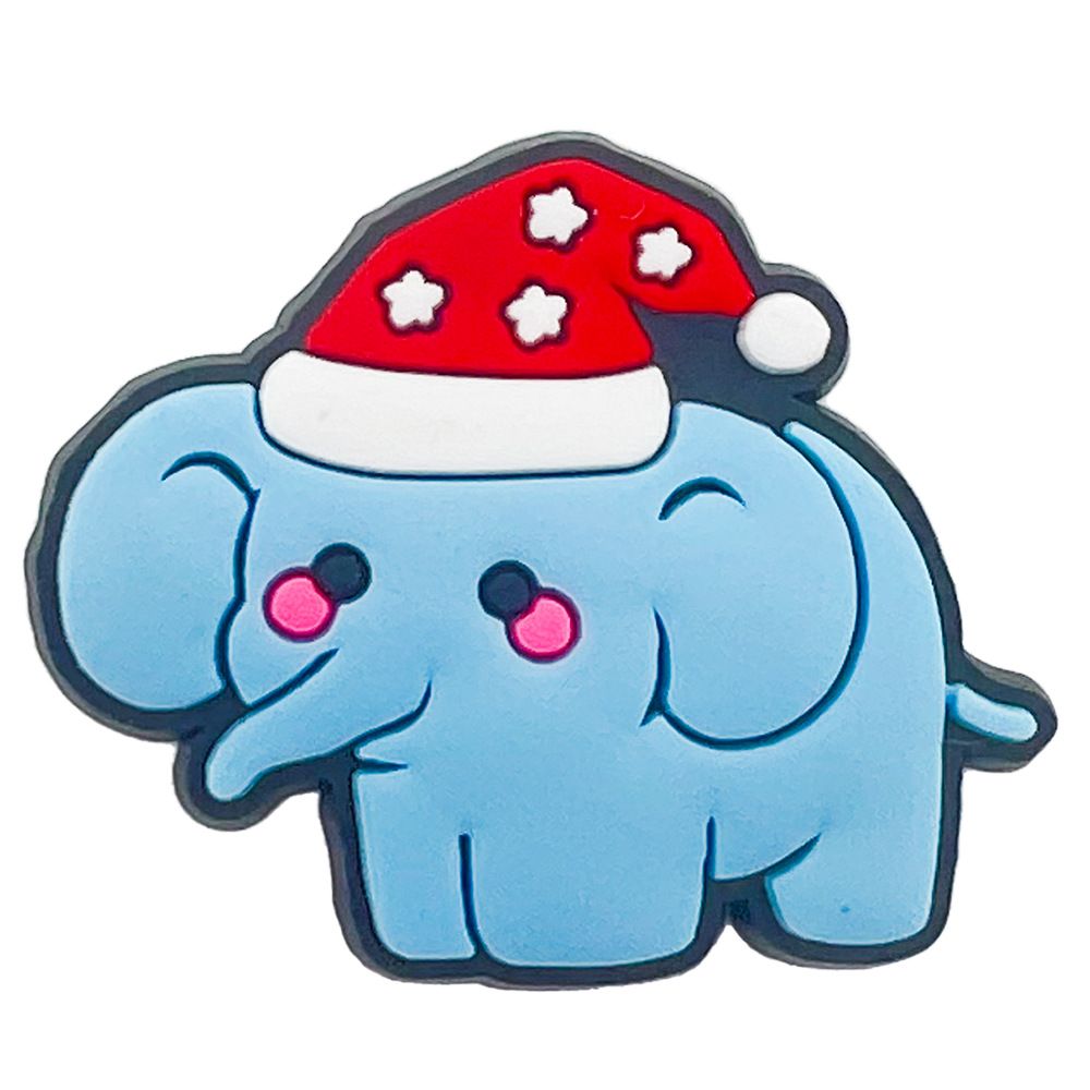 Cute Cartoon Christmas Animal Shoes Flower Shoe Buckle Soft Glue Fun Shoe Accessories DIY Accessories_vogvips.com