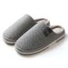 Lidani Cotton Slippers Men's Home Use Autumn And Winter Anti Slip 2025 New Indoor Warm Woolen Dragging For Women_vogvips.com