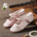 Spring Summer Home And Outdoor Wear Thick Soled New Chinese Style Women's Embroidered Plain Slippers For Children_vogvips.com