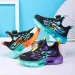 New Button Kids Shoes Boys Sneakers PU Leather Girls Fashion Casual Sports Running Tennis Shoes Children Outdoor Anti Slip_vogvips.com