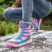 Women's Outdoor Sports Snow Boots With Plush Insulation In Winter, Children's Cotton Shoes In The Middle Tube, Snow Boots_vogvips.com