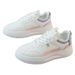 New 2026 White Sneakers, Versatile Women's Spring Autumn Casual Soft-soled Sports Shoes, Non-slip And Cute For Campus_vogvips.com