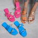 Women's Shoes Slippers Summer Large Size Color Matching Fashion Flat Sandals Women_vogvips.com
