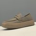 Suitable For All Seasons Men's Slip-On Versatile Summer Breathable Cloth Niche Soft Thick Sole Loafers Casual Shoes_vogvips.com
