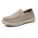 Euro Step Slip-On Trendy Thick-Soled Breathable Casual Comfortable Lazy Men's Shoes Low-Cut Fashion Versatile Loafers_vogvips.com