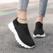 New Summer Breathable High Top Sports Elasticity, Casual Couple Socks, Trendy Shoes, Knitted Men's Shoes_vogvips.com
