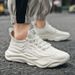 2024 New Autumn Breathable Casual Little White Thick Sole Heightening Dad Men's Flying Weaving Mesh Sports Shoes_vogvips.com