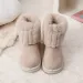 Children's Girl Winter for Girls Medium Big Kids Snow Cutefeet Warm Fur Plush Toddler Suede Boots Sizes 25 - 36_vogvips.com