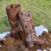 Belt Buckle Chunky Heel Brown For Women Autumn Winter Over-the-Knee Long Western Riding Fashion Boots_vogvips.com