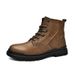 High Top Martin Boots Men's Shoes Medium Boots Tooling Men's Short Boots Snow Retro Old Men's Boots_vogvips.com
