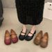 Spring 2025 New Flat Bottomed Mary Jane Shoes With Round Toe And Soft Sole, Versatile Fashion, Shallow Mouth, One Word_vogvips.com