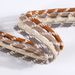New Hiking LACES Round Thick Outdoor Shoes Boots Black And White Color Hiking Shoes Raised Lace Rope_vogvips.com