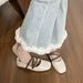 Ballet Mary Jane Shoes Round Head Shallow Mouth French Retro Fairy Style Flat Shoes Female_vogvips.com