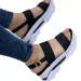 Women's Summer New Woman Low Platform Sandals Heeled Fashion Female Footwear Wedges Shoes_vogvips.com