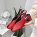 High Heeled Sandals 2023 Summer New European And American Style Closed Toe Hollow Back Thick Heel Women's Shoes First Layer Cowhide Fish Mouth_vogvips.com