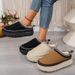 Women's Shoes Large Size Thick Soled Slippers For Women Autumn And Winter New Style Plush And Thickened Warm Slip On Cotton Slippers For Women_vogvips.com