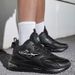 Men's Large-sized Outdoor Running Shoes With Thick-soled Air Cushion Cushioning Rebound And Shock Absorption For Four Seasons_vogvips.com