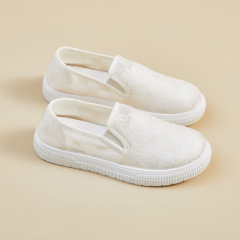 Mesh White Shoes Female Students Breathable Heightening Shoes Casual Street Shoes Board Shoes_vogvips.com