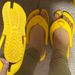 Disposable Travel Portable Folding Slippers Soft And Comfortable Eva Hotel Travel Herringbone Summer Non-slip Yellow Flip-Flops_vogvips.com