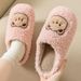 Furry Autumn And Winter, Couple's Non-Slip Indoor Home Plush Maternity Shoes, Summer Cotton Slippers For Women, Winter_vogvips.com