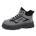 Winter Men's Shoes With Fleece Lining, High-Top Martin Boots, Men's Thick-Soled Non-Slip Insulated Cotton Shoes, Work Bo_vogvips.com