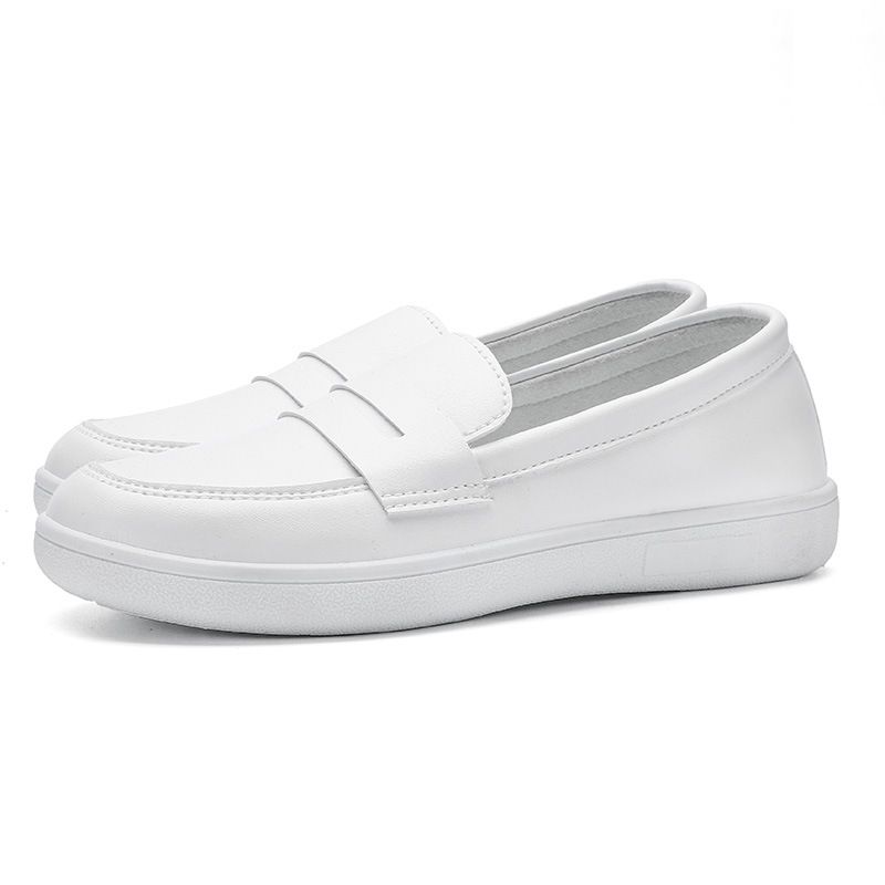 Flat Nurse For Women's Summer Leisure Comfortable Soft Soled Small White Sh, Anti Slip And Breathable Medical Work_vogvips.com