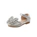 Girls Little Big Children Baotou Rhinestone Princess Dance Shoes Show Shoes Butterfly Pearl_vogvips.com