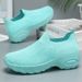 Women's Casual Shoes Women's Shoes One-pedal Lazy Shoes Flying Woven Breathable Mesh Shoes Soft-soled Women's Single Shoes_vogvips.com