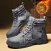 Douyin Men's Shoes Cotton Shoes Fleece Winter Warm Camouflage Work Boots Sports Casual Durable Trendy Shoes_vogvips.com