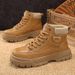Men Special Work Shoes 2025 Autumn Winter British Style Martin Work Casual Trendy Men's Mid-Top Motorcycle Shoes_vogvips.com