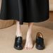 Mary Jane Thick-soled Women, Lightweight Soft Shoes For Petite Individuals, Chunky High-heeled Shoes, British Retro_vogvips.com