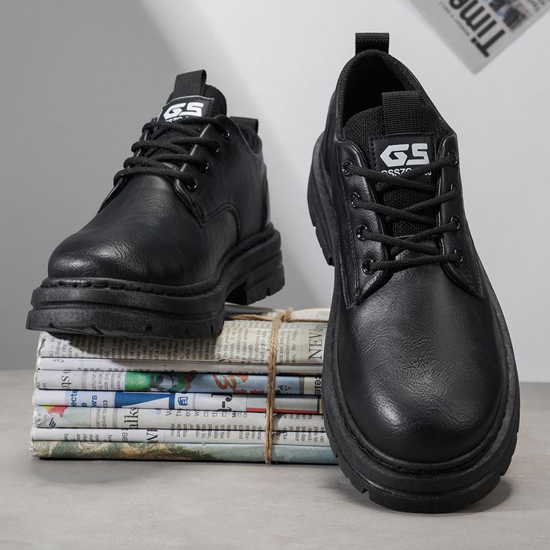 Men's Shoes, Suits, Leather Shoes, Autumn British-Style Business Formal Wear For Work And Leisure_vogvips.com
