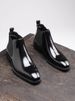 2025 Mid-Cut British Style Martin Spring And Autumn Men's Slip-On Work Shoes Square Toe Boots For Men_vogvips.com