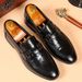 New Korean Business Formal Casual Shoes, Comfortable And Versatile British Style Breathable Loafers, Men's Leather Shoes_vogvips.com
