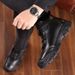Genuine Leather Cotton Boots Warm Slip-Resistant Men's Shoes Thickened Snow Boots_vogvips.com