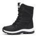 Women's Winter Snow Boots With Fleece Lining, Non-Slip TPU Sole, Mid-Calf Height For Warmth And Traction In Cold Weather Fashionable Mid Tube Boots_vogvips.com